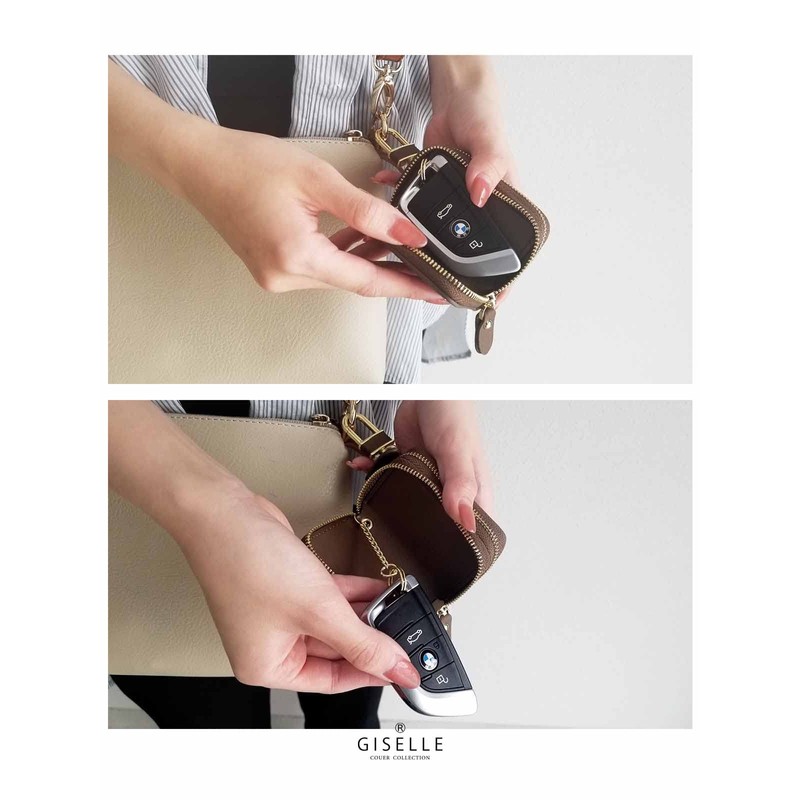 Giselle Smart Key Case, Storage of 2, Women's, Men's, Genuine