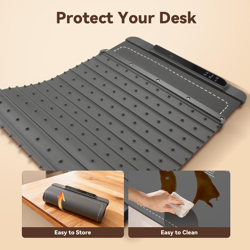 Warming Mat For Food Extra Large 36"x15", Gray