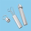 8pcs Stainless Steel Toothpick Set Metal Flossing Portable Toothpick Box