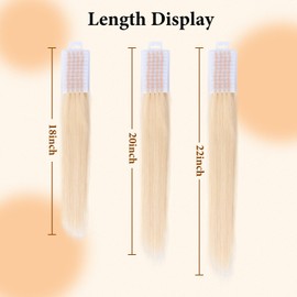 V light hair extension, human hair V light specific wig extensions，real human hair for v light hair extensions machine sit, 30g/pack, 18 20 22. (#18A, 20)