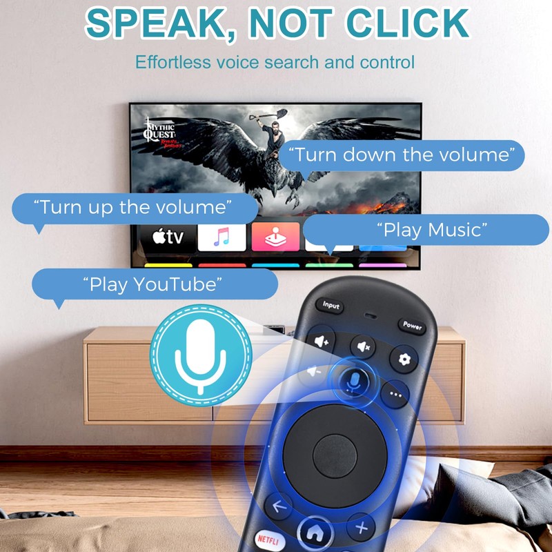 Voice Remote Replacement for Xumo TV Stream Box, Element 4K