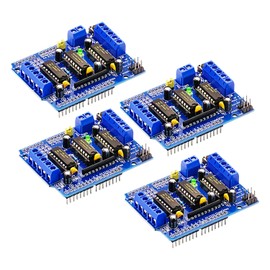 DaFuRui 4Pack L293D Stepper Motor， DC Motor Drive Shield Stepper Motor Drive Shield Expansion Board Compatible with Arduino