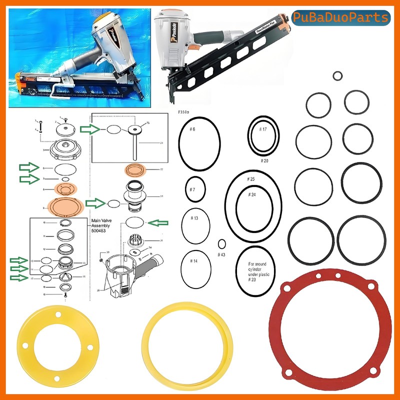 219235 O-Ring Rebuild Kit for Paslode F350S F250S Framing Nailer