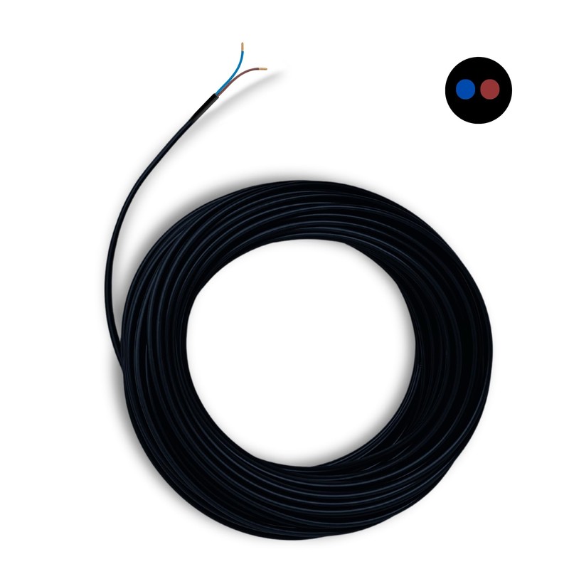 HALOTEC 25 Metre Electric Cable 2-Core 2 x 0.75 |