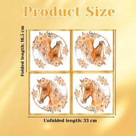 Pack of 40 Napkins Horse Decoration Birthday Horses Birthday Decoration Party Horse Birthday Decoration Napkins Children's Birthday Children Horse Party Napkin Girls Boys