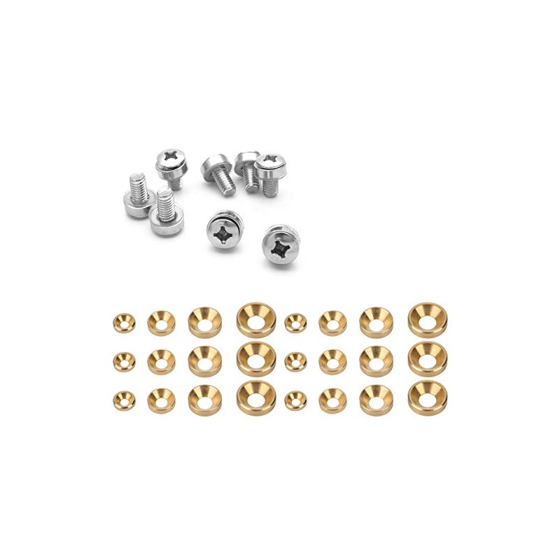 50pcs M3 ~ M6 CNC Pure Copper Countersunk Screw Washer