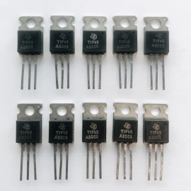 Texas Instruments (PKG of 10) TIP49 NPN Power Transistor, 1A, 450V, Texas Instruments, TO-220