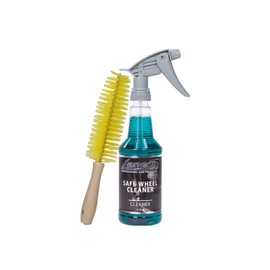 LANE'S Chrome Wheel Cleaner & Spoke Brush Kit - 16oz - with Wheel Spoke Brush - Safely Removes Dirt and Grime - Specialized Formula- Chrome Wheel Cleaner