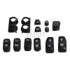 Unbranded Hand Control Switch Buttons Caps Kit For Harley Electra
