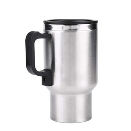 450ML Travel Kettle, 12V 60W Stainless Steel Car Kettle Portable Car Kettle for Hot Water, Coffee, Tea, Drinks