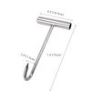 LGEGE Set di 2 Ganci per Macelleria in Acciaio Inox