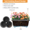VECELO 5 Tier Vertical Garden Planter, Self Watering Stackable Planters