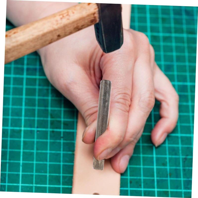 IWOWHERO Craft Leather Punch Tool Durable Metal Puncher for DIY