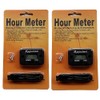 2pcs Magicalmai Inductive Hour Meter for Gas Engine Generator Lawn