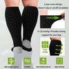 Sockswift Bamboo Viscose Plus Size Compression Socks Wide Calf 15-20mmHg
