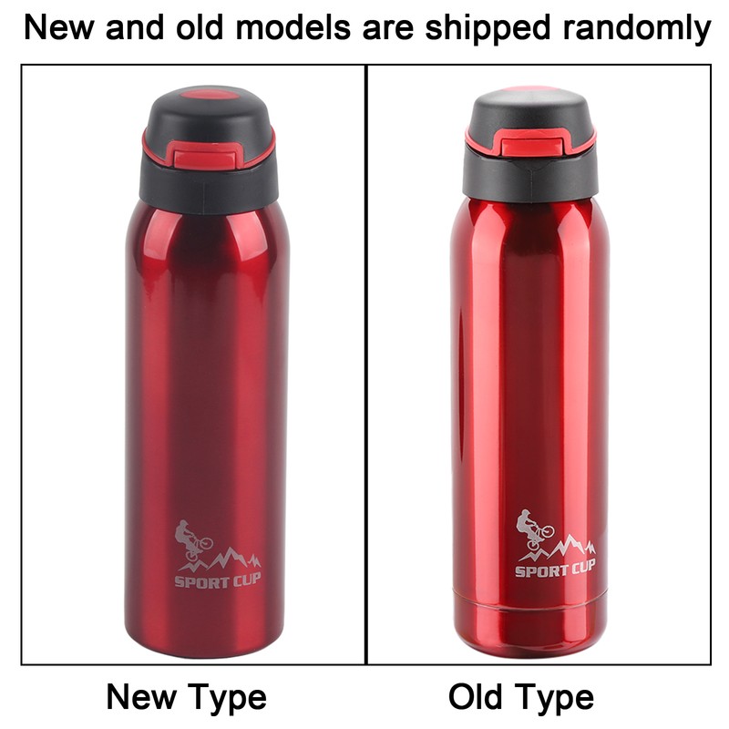 500ml Stainless Steel Bottle Vacuum Insulated Straw Cup Mug Sport