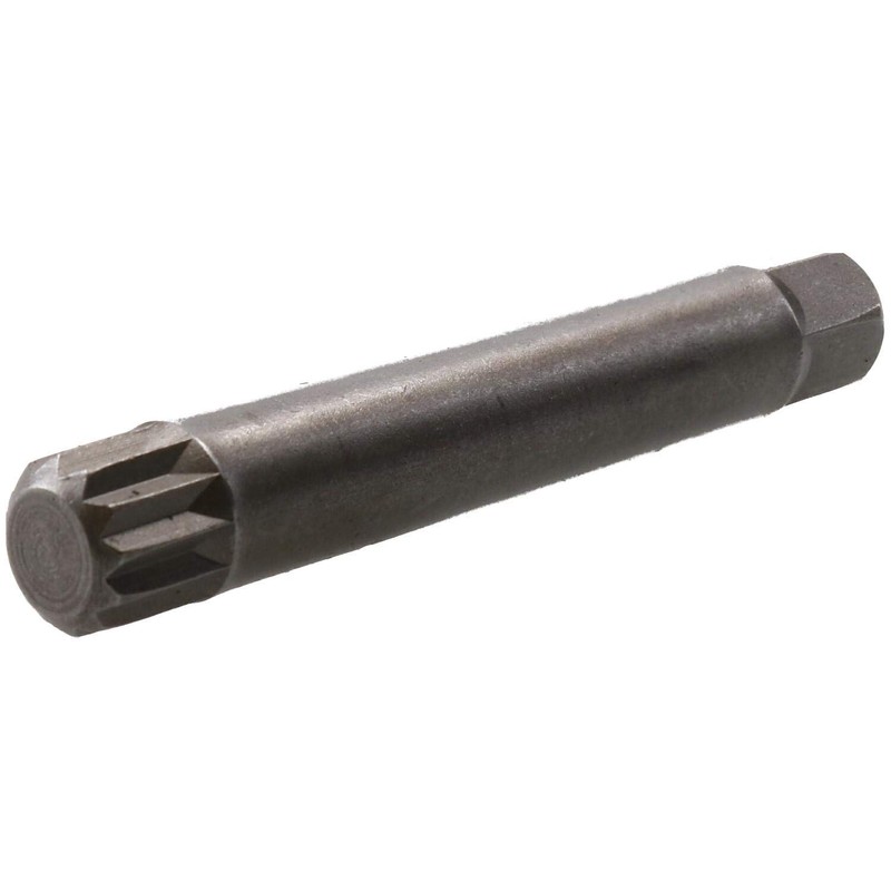 12mm Spline Bit 75mm Length 10mm Shank Chrome Vanadium Hardened