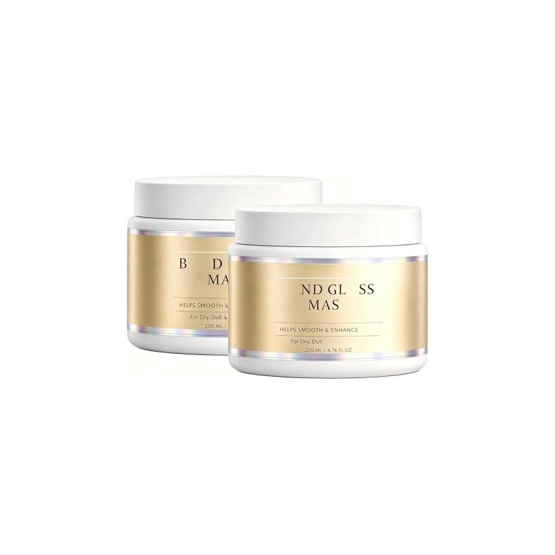 Mascarilla de brillo, para un cabello más fuerte y con