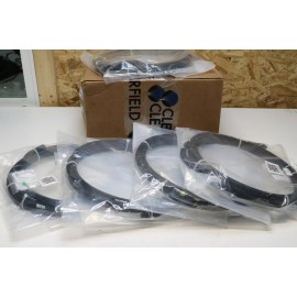 Clearfield 5x Pack 50' Hardened Singlemode 1 Fiber Drop Cable 3MM Patchcord HFOC SC/APC