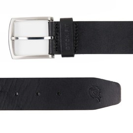 Riemen & Co Levi Men's Belt Full Leather Width 4 cm, black