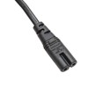 IEC320 C14 to C7 Cord Male to Female Power Adapter