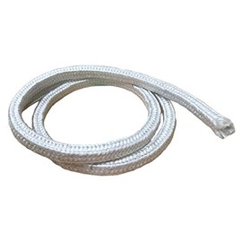 MinGlas Rope Seal - Fiberglass Square Braided Rope Gasket 5/8" x 8 feet, Firm High-Density, Stove Boiler Furnace Oven Kiln Door Seal Gasket