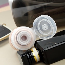 Mrsdry Travel Bottles for Toiletries, Tsa Approved 2oz Travel size Bottles, BPA Free Leak Proof Travel Toiletry Containers, Refillable Travel Accessories with Toiletry Bag for Shampoo Liquid (4 Pack)