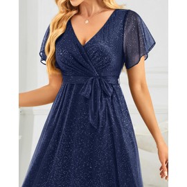 Mother of The Bride Dress Groom Navy Blue Formal Wedding Guest Evening Gown Prom Gala Elegant Bridesmaid Long Dress 2025