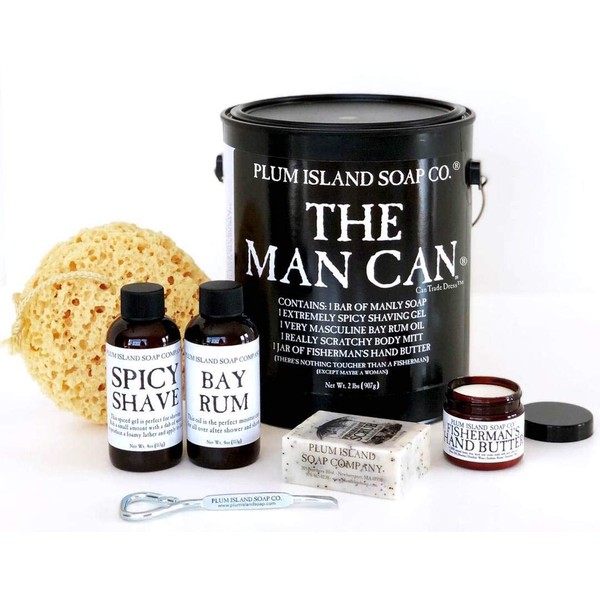 The Man Can All Natural Bath and Body Gift Set
