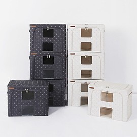 Home&amp;House Maven Premium Living Box 30L 4P, Charcoal Gray / 홈앤하우스 메이븐 프리미엄 리빙박스 30L 4P, 챠콜그레이