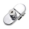 LC LICTOP No Drill Showcase Lock for 0.2-0.3 inch Glass,