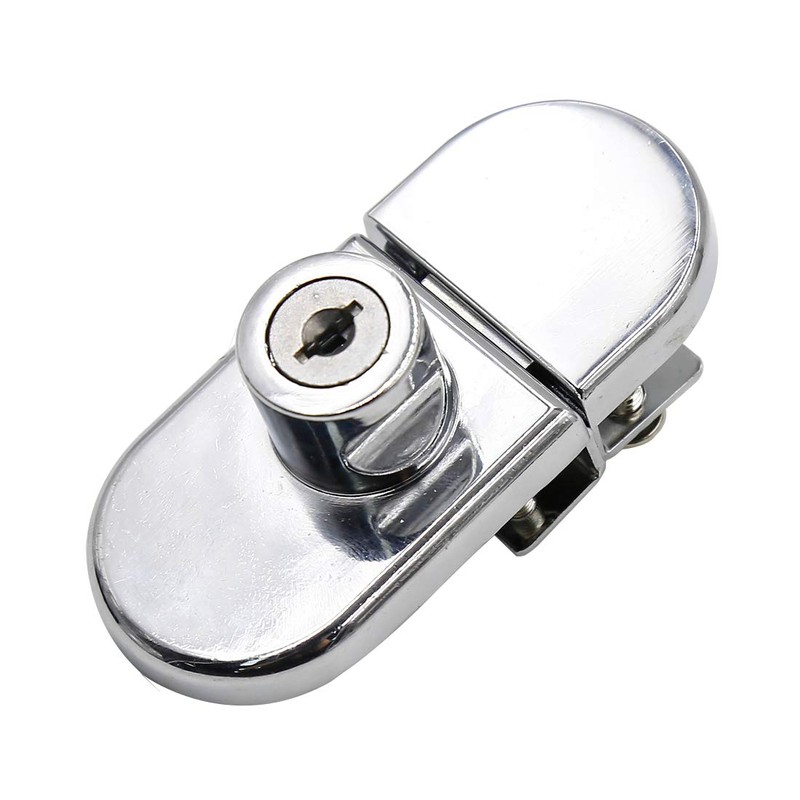 LC LICTOP No Drill Showcase Lock for 0.2-0.3 inch Glass,