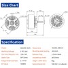 SEQURE 3625 Brushless Motor 1800KV Outrunner Motor 2-4S Outer Rotor