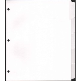 Extra Wide Dividers for Sheet Protectors