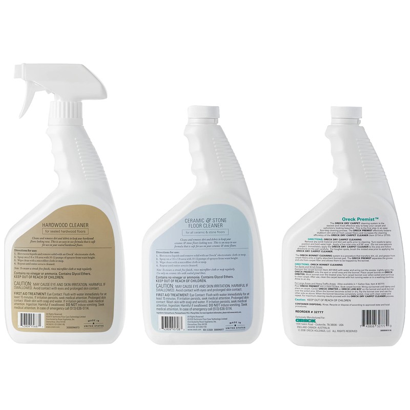 Oreck Orbiter Complete Clean Value Kit, Pack of 3, 32