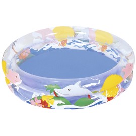 Bestway Sea Life Above Ground Pool - Transparent, 36 x 8 Inch