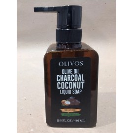 Olivos Olive Oil Charcoal Coconut Liquid Soap