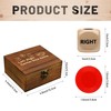 Left Right Center Dice Game Set, Include 3 1-inch Wooden