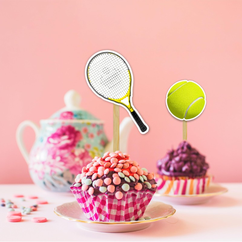 Seyal® Tennis Cupcake topper