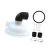 WeiLaiKeQi Vacuum Dust Separator, Dust Collector with Elbow, Woodworking Sand