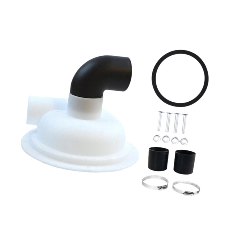 WeiLaiKeQi Vacuum Dust Separator, Dust Collector with Elbow, Woodworking Sand