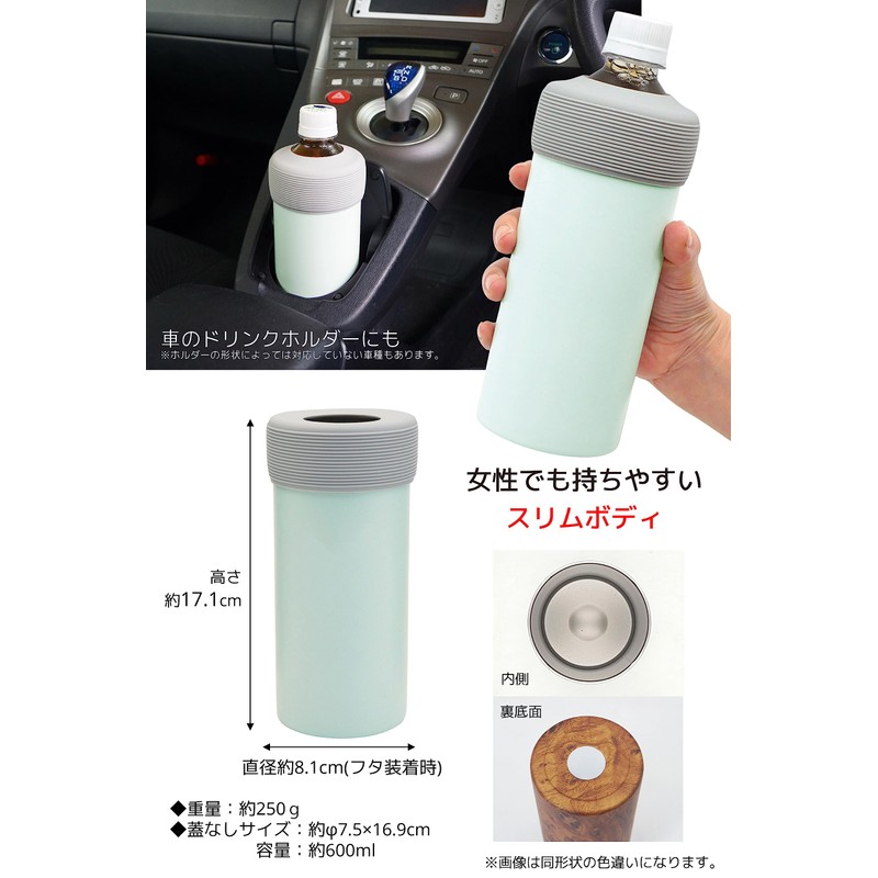 OGR Plastic Bottle Holder, Lightweight, Tumbler, Vacuum, Insulated, 16.9 -