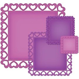 Spellbinders Heart Squares