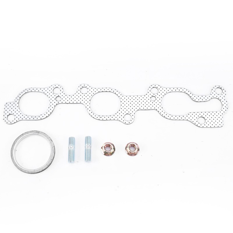 A-Premium Rear Engine Exhaust Manifold Kit W/Gasket & Studs &