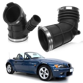 FanPaYY 2 x Intake Hose Air Hose Bellows Rubber Hose for 3 Series E46 5 Series E39 7 Series E38 Z3 E361998-2004 13541435625