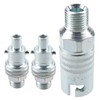 PCL Instant Air Coupler 1/4" BSP Male Thread & Swivel