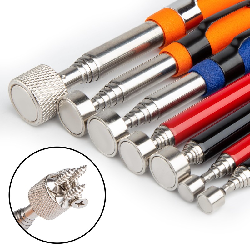 Telescoping Magnet Pickup Tool Set 4 Pack Extendable Telescopic Design