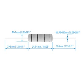 FOCMKEAS 10 PCS 300 Ohm Resistor Axial Lead, 5W 5% Tolerance Metal Oxide Film Resistor, Flame Proof for DIY Electronic, Audio-Video Projects