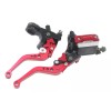 WS Manijas Ajustables Universales Para Moto Clutch Y Freno