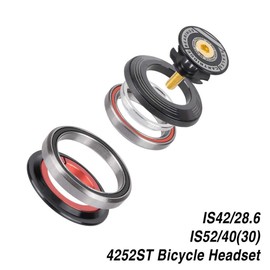 Bicycle Headset Bearing, 42 52mm Bike Front Fork Headset Tapered Tube Cycling Headset Accessory